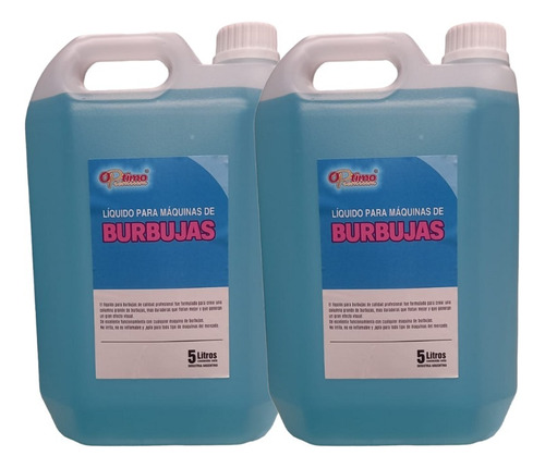 Líquido De Burbujas Optimo Bidón 5 L X 2 Unidades