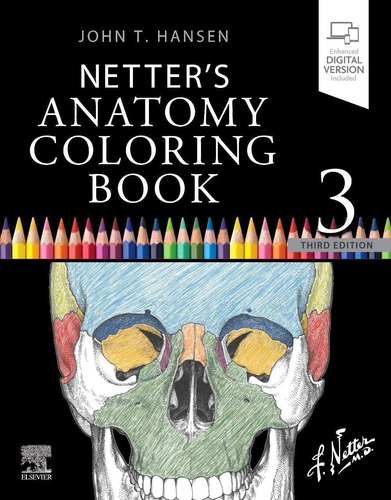 Libro Netter Anatomy Libro Colorear,edicion Actualizada