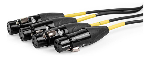 Medusa Sas Cat 1x4 Montada Com Xlr Linha Femea