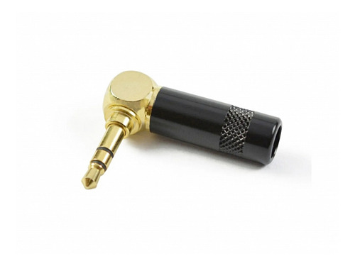 Imagem 5 de 5 de Kit 2 Conector P2 Plug Estéreo Trs 90 Graus Cachimbo