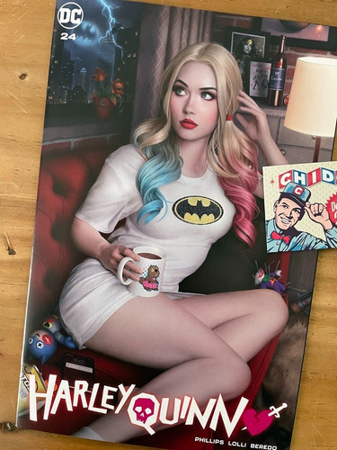 Comic - Harley Quinn #24 Warren Louw A Var Asm #601 Campbell