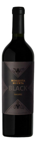 Vino Malbec Mosquita Muerta Black 750 ml pack x 6 u en estuche de sin estuche