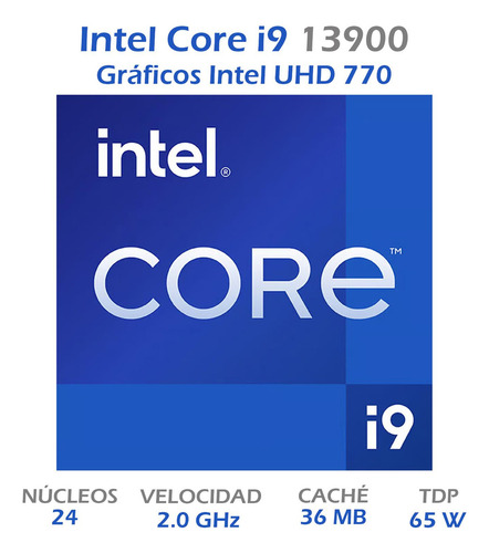 Procesador Intel Core I9 13900 2.0 Ghz 24 Core Socket 1700