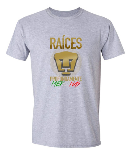 Jersey Playera Fútbol Pumas Unam Hombre  Raíces Mexicanas