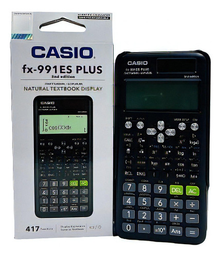 Calculadora Casio Científica 991es Plus 2 Edición Negro