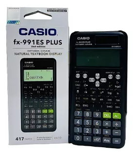 Calculadora Casio Científica 991es Plus 2 Edición Color Negro