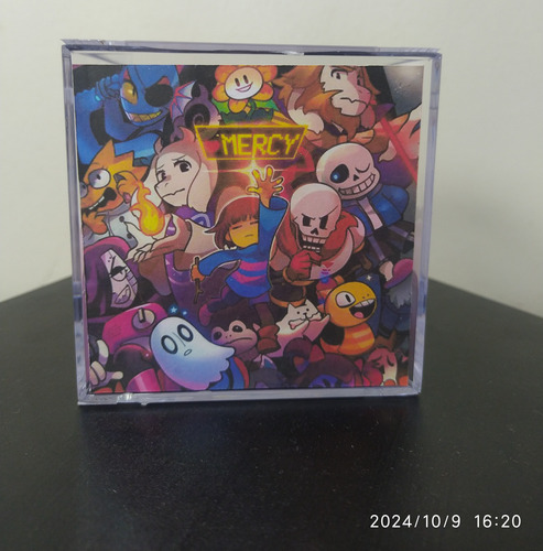 Cubo Diorama Undertale Cena Marcante Modelo 2