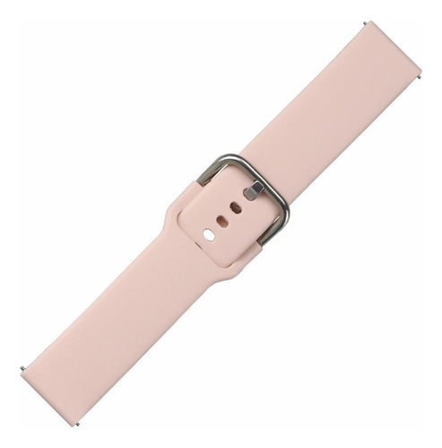 Correa Silicona Flat Para Smartwatch Foxbox P45 Bw0472 Rosa Claro 2.2 Cm