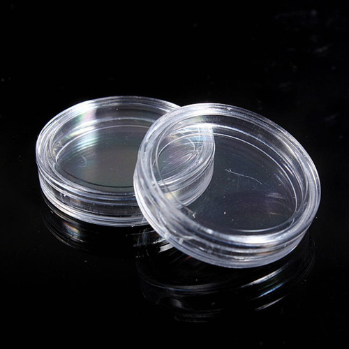 H910, Caja De 3 Cápsulas Pequeñas, Redondas, De Plástico Tra