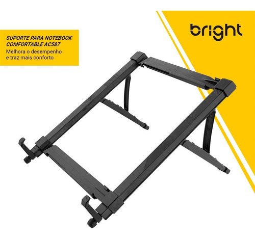 Suporte Para Notebook Bright, Altura Ajustavel - Ac578