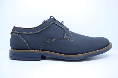 Tb-0437 Zapato De Vestir Marino Brantano  Hombre