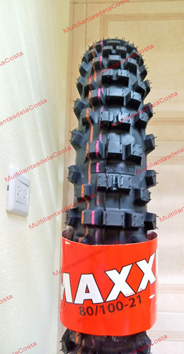 Llanta Motocross 80/100-21 Maxxis Desert It +