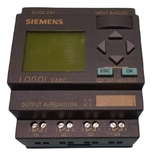 Plc Siemens Logov6 24vdc/ac  6ed1 052-1hb00-0ba5.