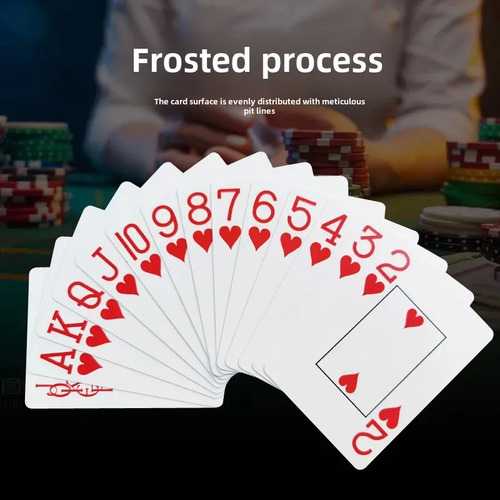 Poker Cards Jinxi Plastic 63x88 Mm, Logotipo Personalizable