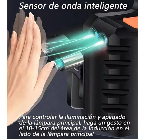 1 Potente Lámpara Recargable De Caza Para Mineros