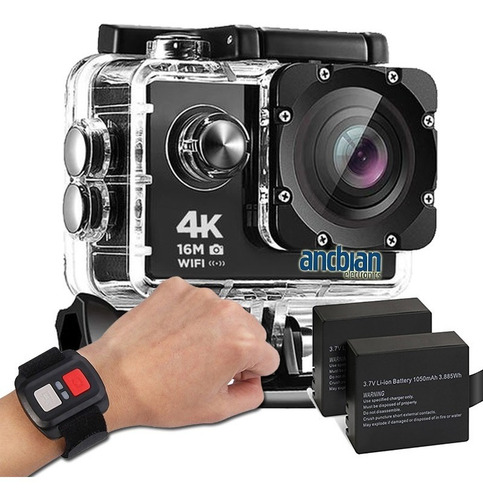 Imagen 7 de 10 de Camara Sumergible V3 Deporte 30m 4k Full Hd Similiar Go Pro