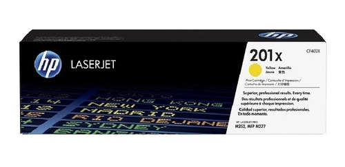 Toner Hp Cf402x (201x) Amarillo Original