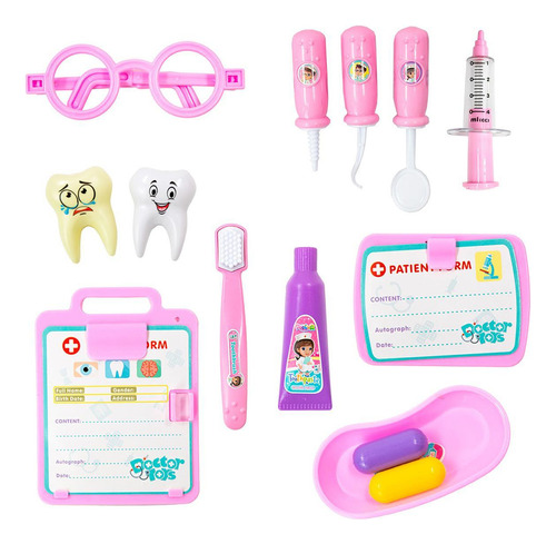 Kit Dentista Mini Doutor Médica Infantil Educativo