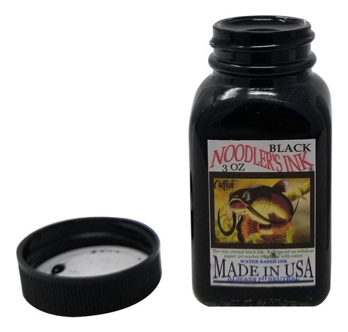 Tinta Negra Impermeable Para Bolígrafo Estilográfico 85 G Negro