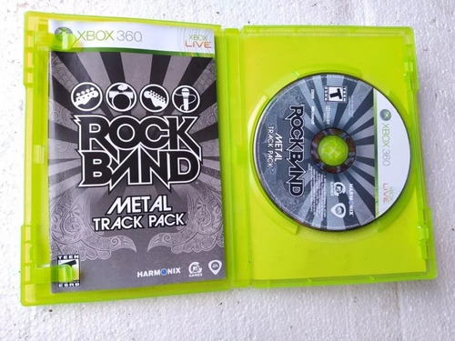 Juego De Xbox 360 Rock Band Metal Track Pack 