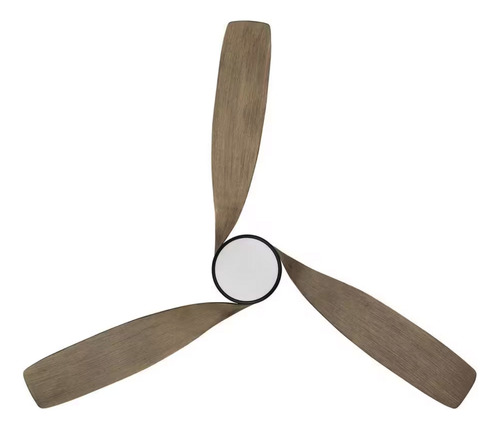 Ventilador De Techo 52' Con Control Para Interior Y Exterior Cantidad De Aspas 3 Estructura Negro Aspas Negro Diámetro 52 Frecuencia 43hz Material De Las Aspas Madera