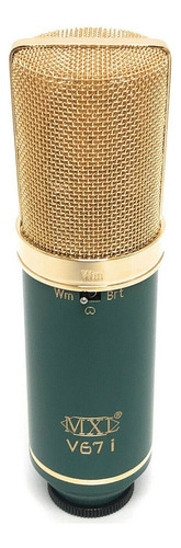 Micrófono MXL V67i Condensador Cardioide color verde
