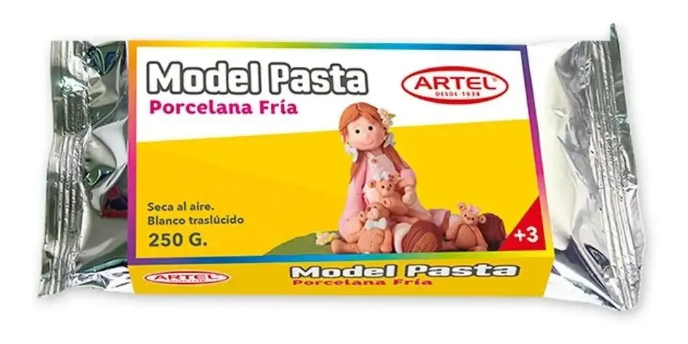 Model Pasta Cerámica Frío 250gr. Artel - Porcelana fría