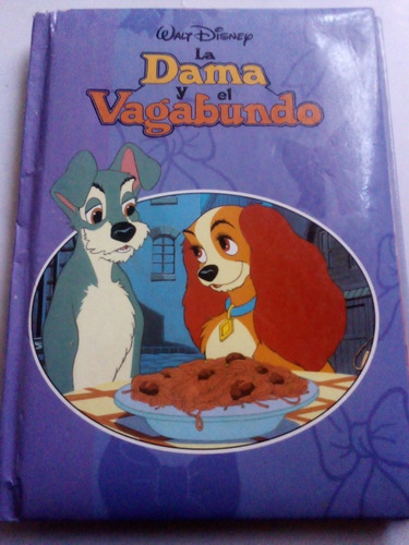 Mini Libro Disney La Dama Y El Vagabundo Vintage 1997