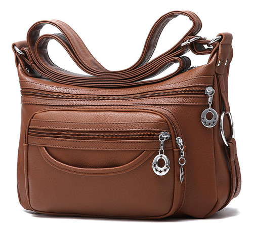 Lz Bolso De Hombro Grande Para Mujer De Piel Pu Suave