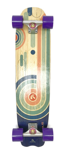 Longboard Colombia Piragua Xl Sunset Cruiser Bambú Completa