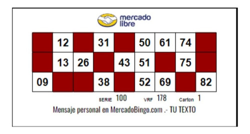 600 Cartones  Bingo Lotería 90 Bolillas Pdf  - Para Imprimir