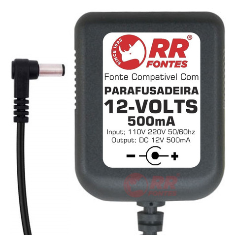 Fonte Carregador 12v Para Parafusadeira Klatter Makita Tork