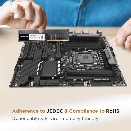 Kit De 128gb (16x8gb) De Memoria Ram Ddr4 2666mhz Gigastone