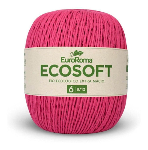 Barbante Ecosoft 8/12 422g 452m Pink 550 Euroroma