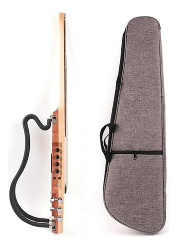 Guitarra Acústica Eléctrica Portátil Sin Cabeza Con Efectos