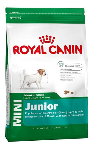 Imagen 1 de 1 de Alimento Royal Canin Size Health Nutrition Mini Junior para perro cachorro de raza pequeña y mediana sabor mix en bolsa de 2.5kg