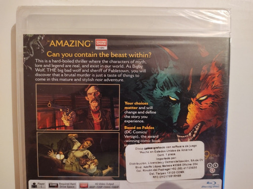 The Wolf Among Us Ps3 Nuevo Fisico