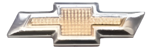 Emblema Chave Canivete Gm Onix Cobalt Cruze Gravatinha 19mm Prateado E Dourado