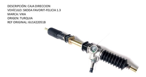 Caja Direccion Mecanica Skoda Favorit-forman-felicia-comb