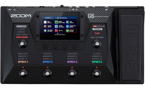 Zoom G6 Pedalera Multiefecto Para Guitarra Eléctrica