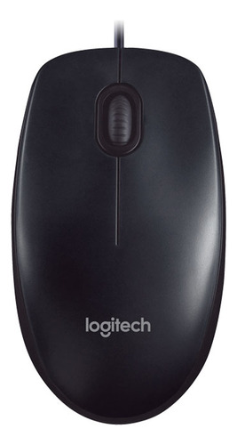 Mouse Logitech M90 Gris Oscuro Usb Fact A-b