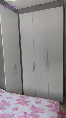Imagem 11 de 14 de Sobrado Com 2 Dormitórios À Venda, 58 M² Por R$ 340.000 - Vila Valparaíso - Santo André/sp - So0564