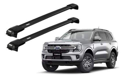 Barras Thule Ford Everest 22- Re / Edge Flush Black