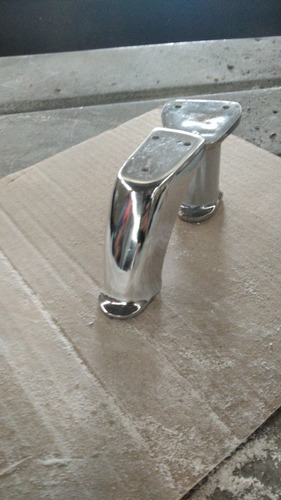 Patas Para Muebles Aluminio Pulido