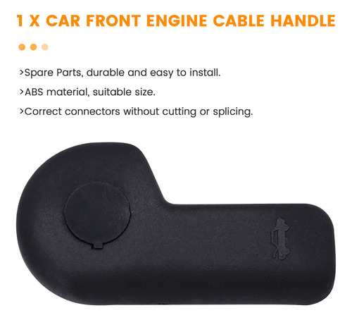 L Cabo Do Motor Dianteiro Do Carro Hood Control Cable