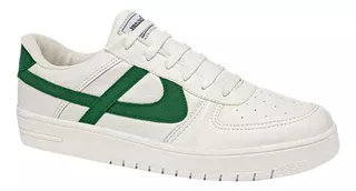 Tenis Choclo Panam 758 Blanco Con Verde Para Hombre