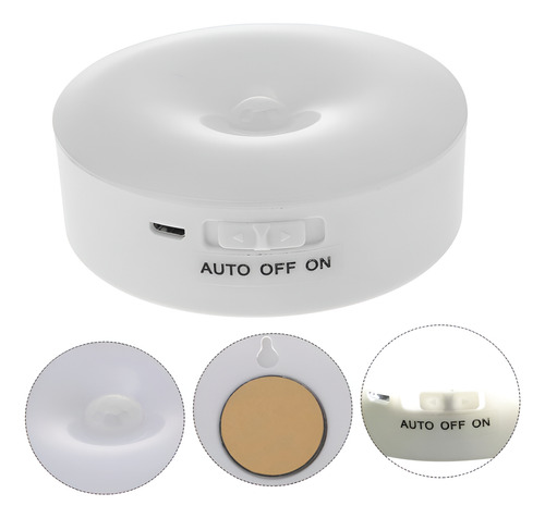 Sensor Movimiento Luz Nocturna Led Recarga Usb Luz Calida