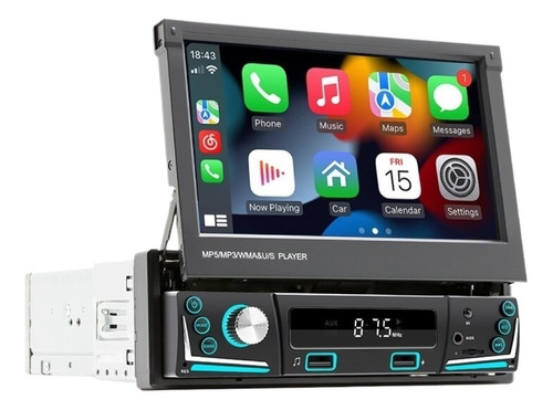 Wireless Carplay Inalámbrico Hd De 7  Radio Estéreo Con