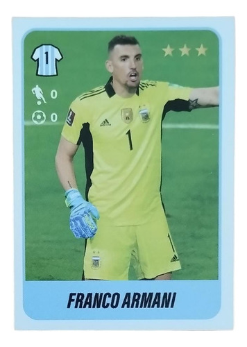 Figurita Franco Armani #489 Futbol Argentino 2023 Panini