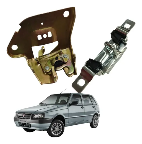 Kit Batente Fechadura Porta Malas Fiat Uno 2004... 2008 2009 | Frete grátis